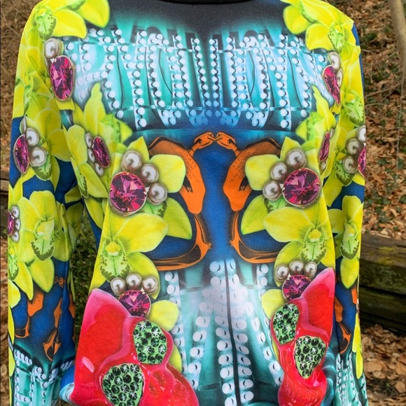 “I’m Bad”Skull & Handcuffs Top Made in Italy - Picture 5 of 8